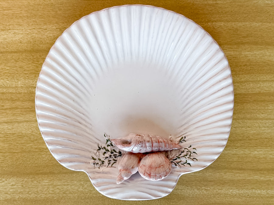 Set of Eight Portuguese Shell Plates