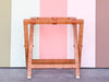 Rattan Wrapped Luggage Rack