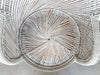 Painted Rattan Peacock Chair
