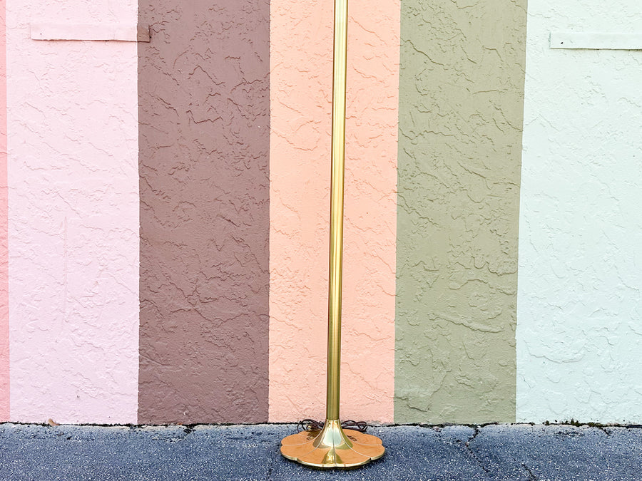 Brass Tulip Floor Lamp