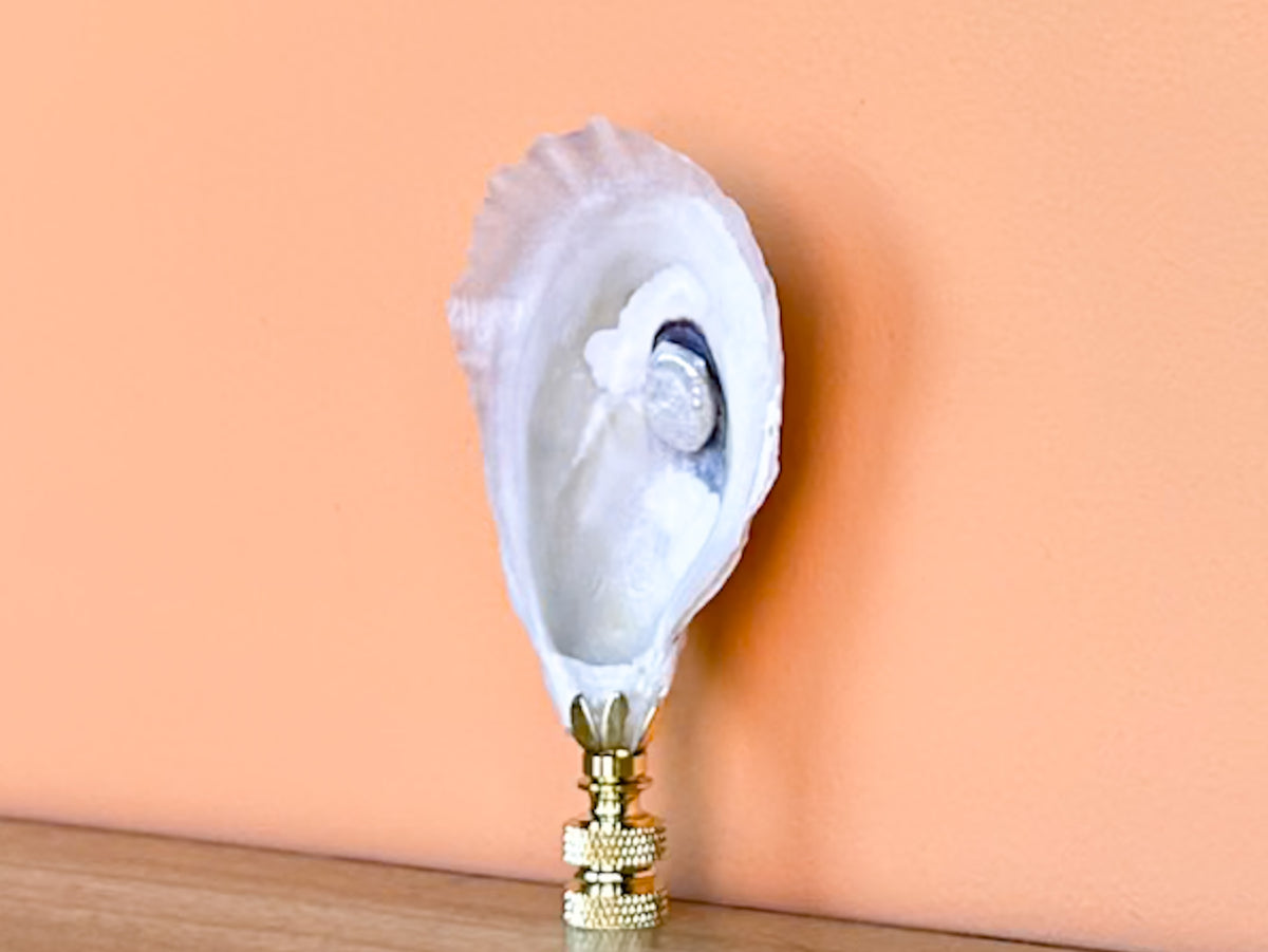 Oyster and Pearl Finial