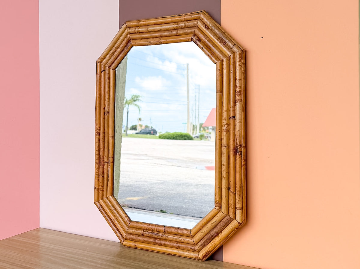 Island Chic Rattan Mirror