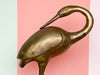 Pair of Large Brass Herons