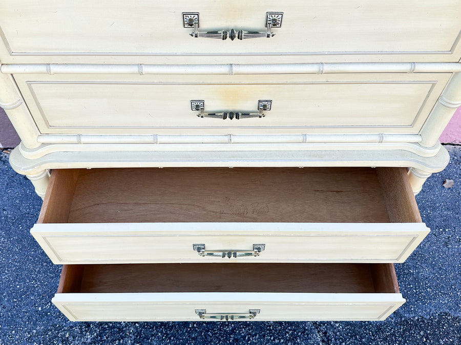 Henry Link Faux Bamboo Tall Chest