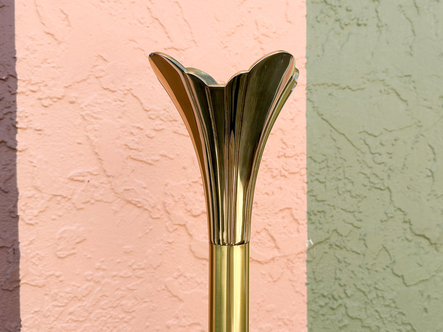 Brass Tulip Floor Lamp