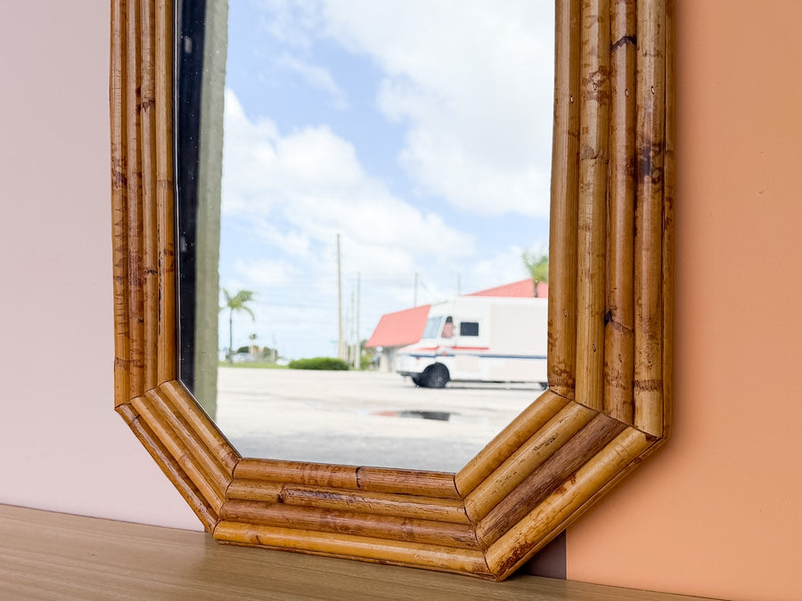 Island Chic Rattan Mirror