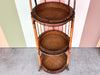 Round Rattan Etagere