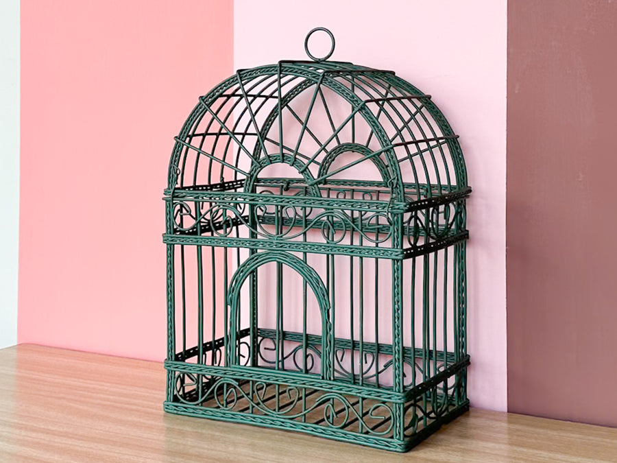 Petite Green Birdcage