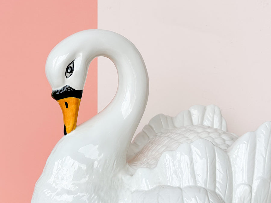 Sweet Swan Cookie Jar