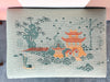 Pair of Needlepoint Pagoda Stools