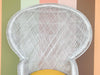 Painted Rattan Peacock Chair