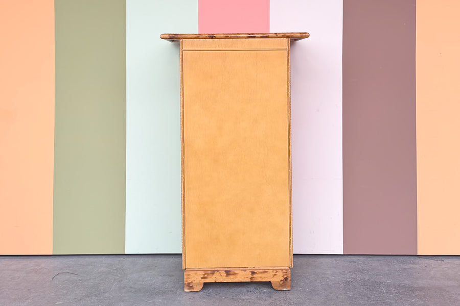 Tortoiseshell Rattan Cabinet