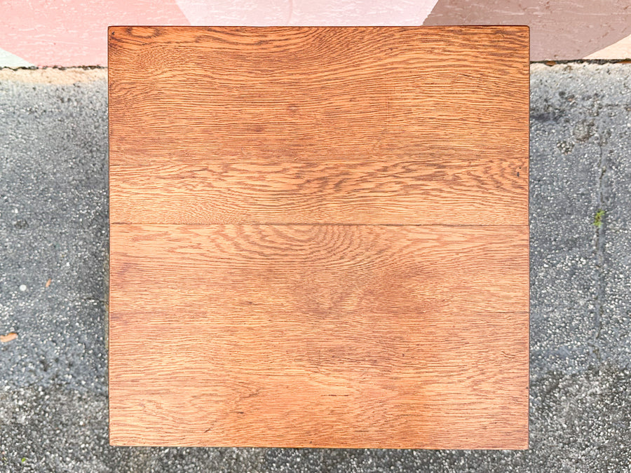 Tortoiseshell Rattan Side Table