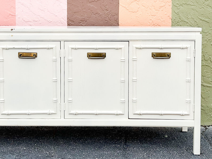Palm Beach Faux Bamboo Credenza