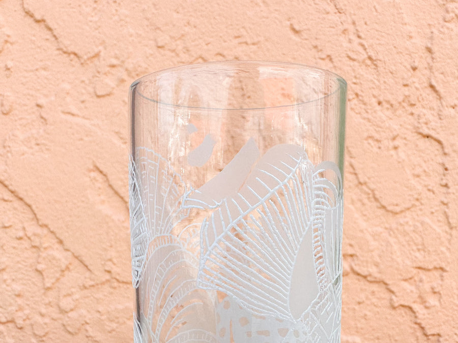 Set of Ten Seashell Glassware