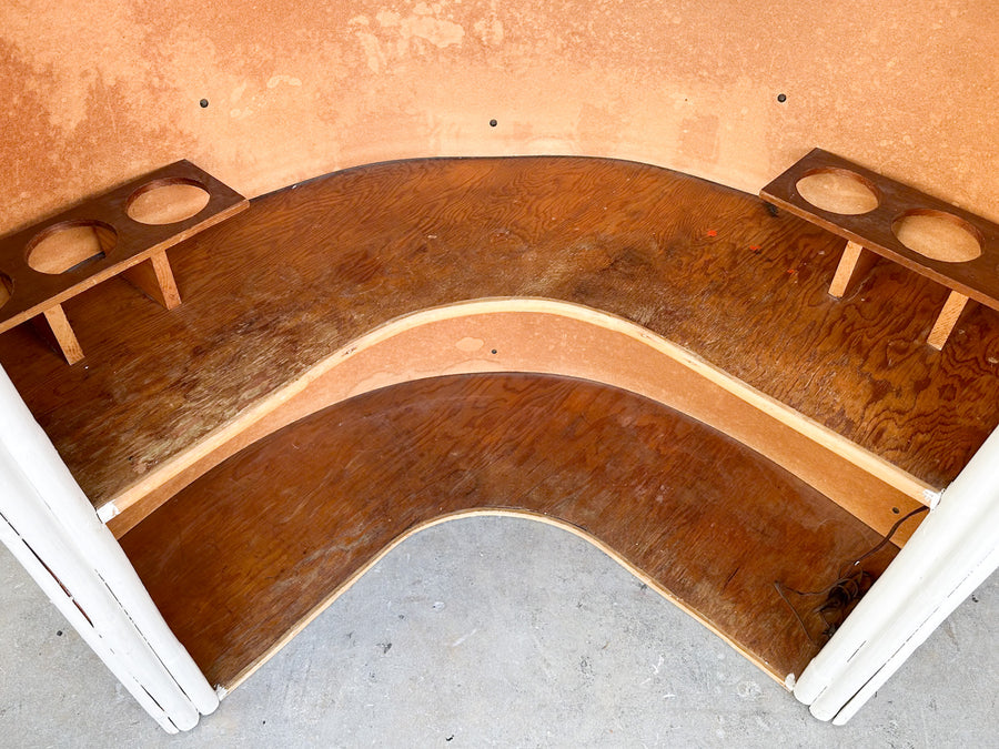 Old Florida Bamboo Bar and Stools
