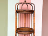 Round Rattan Etagere