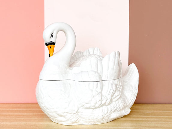 Sweet Swan Cookie Jar