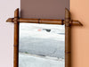 French Wood Faux Bamboo Mirror