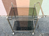 Hollywood Regency Faux Bamboo Bar Cart