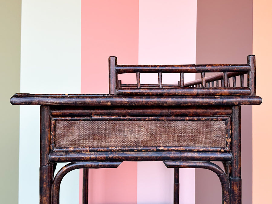 West Indies Style Rattan Writing Desk