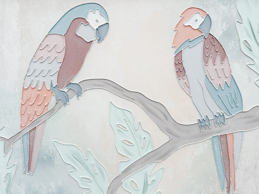 Pretty Pastel Parrot Original Art