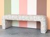 Upholstered Waterfall Bench