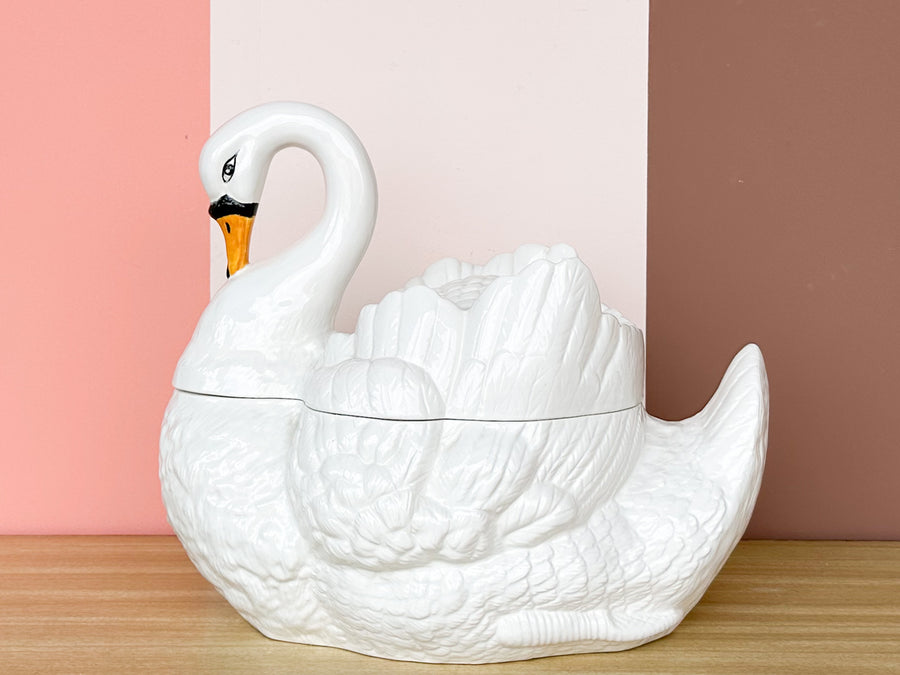 Sweet Swan Cookie Jar
