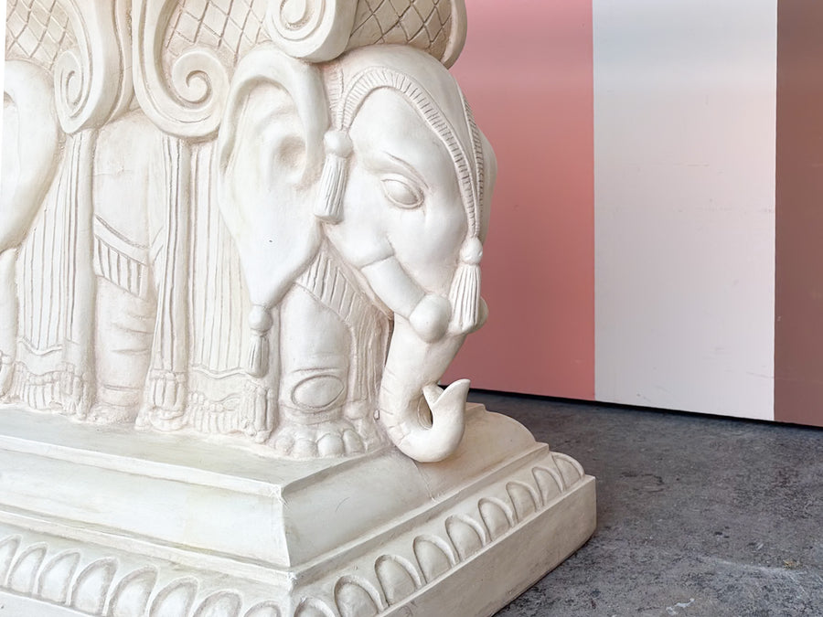 Plaster Elephant Dining Table