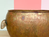 Large Brass Cachepot with Shell Handles