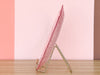 Set of Eight Seeded Glass Petal Pink Plates