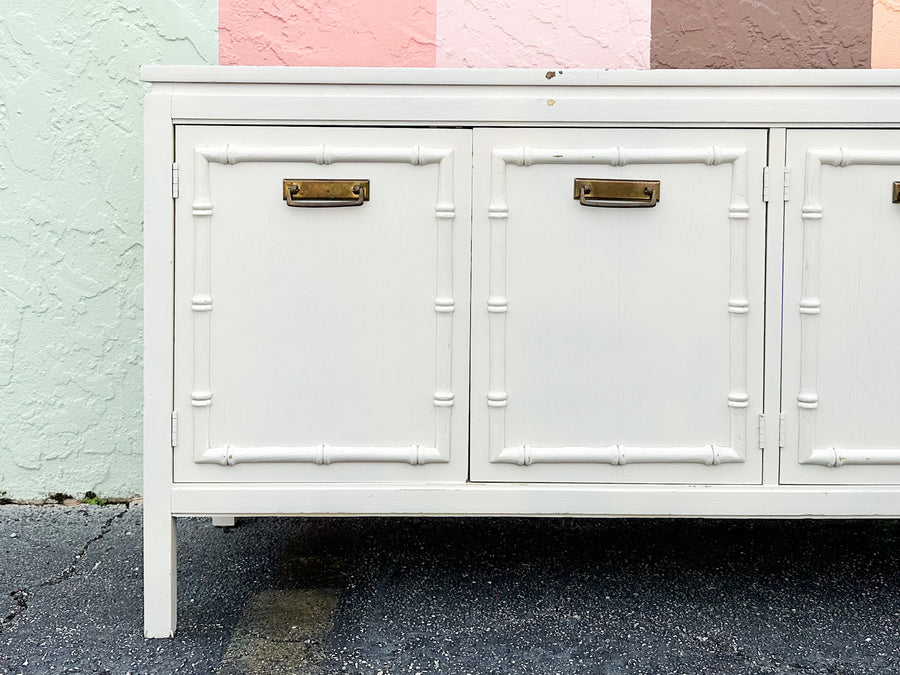Palm Beach Faux Bamboo Credenza