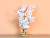 White Lace Coral Finial