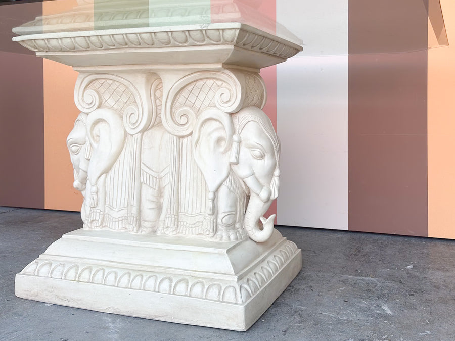 Plaster Elephant Dining Table