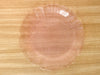 Set of Eight Seeded Glass Petal Pink Plates
