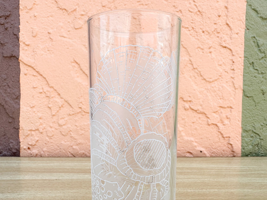 Set of Ten Seashell Glassware