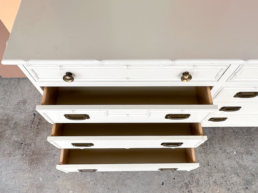 Palm Beach Chic Faux Bamboo Dresser
