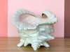 Seaglass Green Conch Shell Cachepot