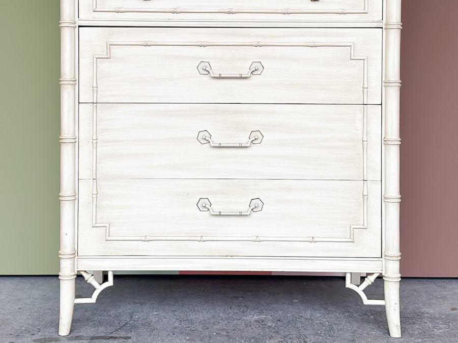 Thomasville Faux Bamboo Tall Chest