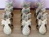 Set of Twelve Metal Pineapple Napkin Rings