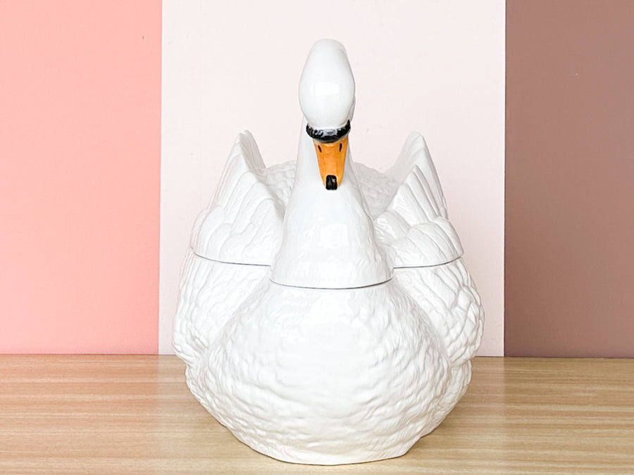 Sweet Swan Cookie Jar
