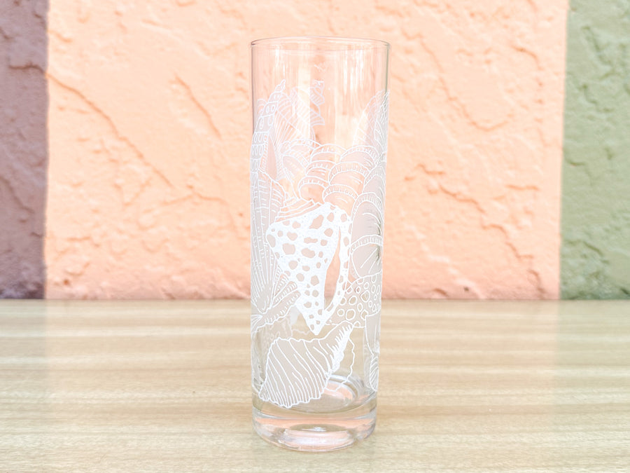 Set of Ten Seashell Glassware