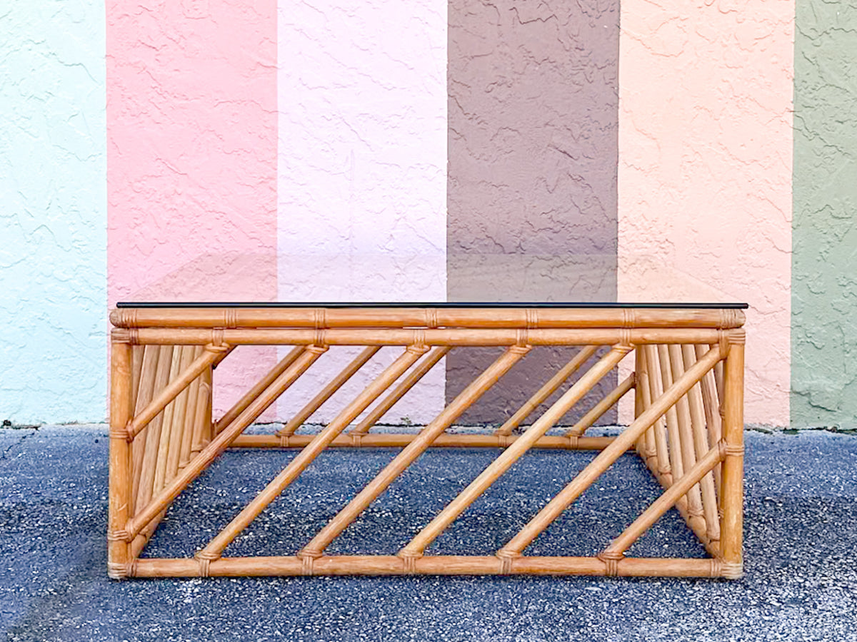 Island Chic Rattan Coffee Table
