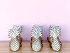 Set of Twelve Metal Pineapple Napkin Rings