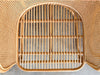 Pair of Rattan and Cane Barrel Chairs