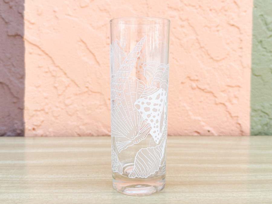 Set of Ten Seashell Glassware