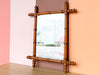 French Wood Faux Bamboo Mirror