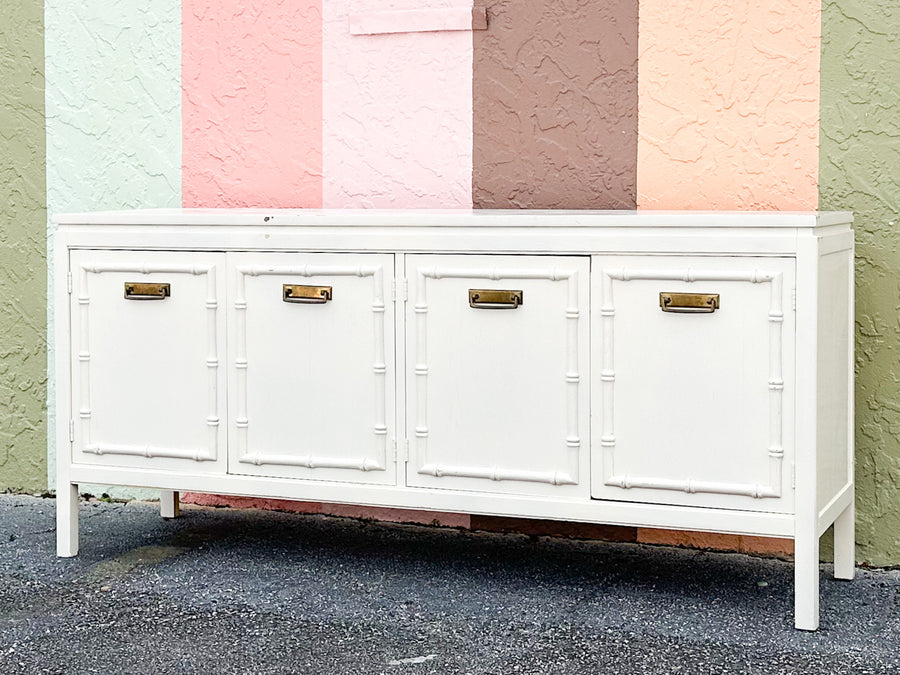 Palm Beach Faux Bamboo Credenza