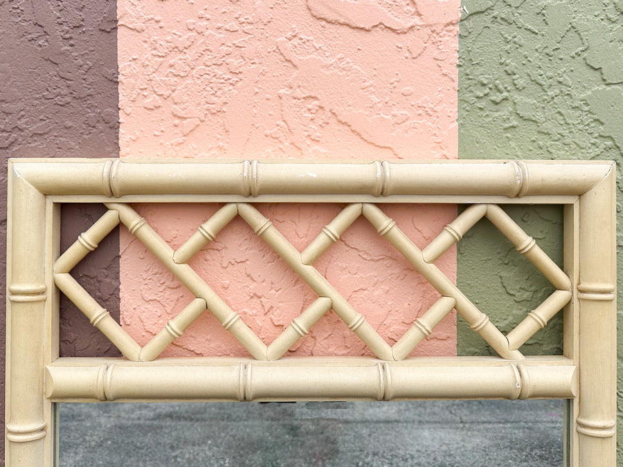 Faux Bamboo Chippendale Mirror