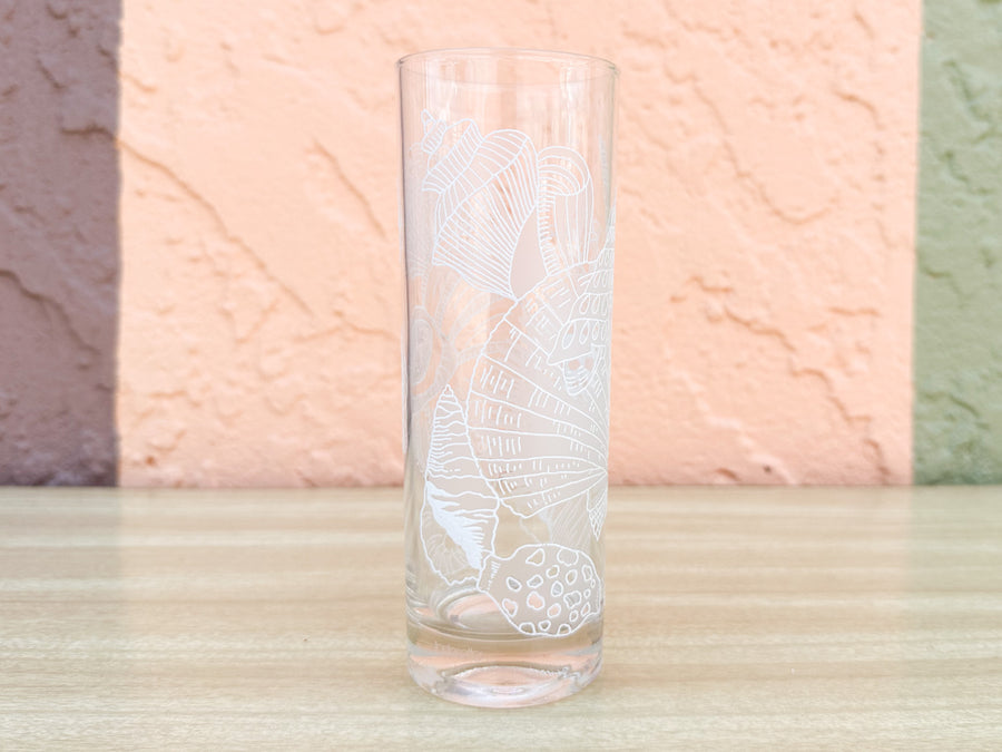 Set of Ten Seashell Glassware
